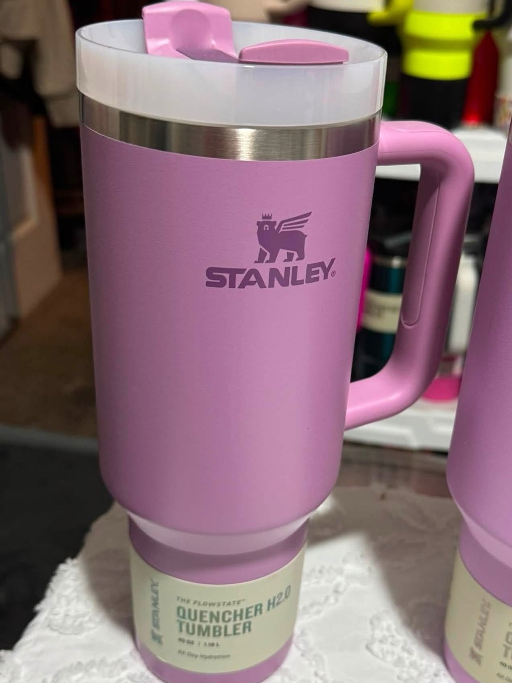 Stanley purple Insulated Quencher Travel Mug with Handle 40 Oz